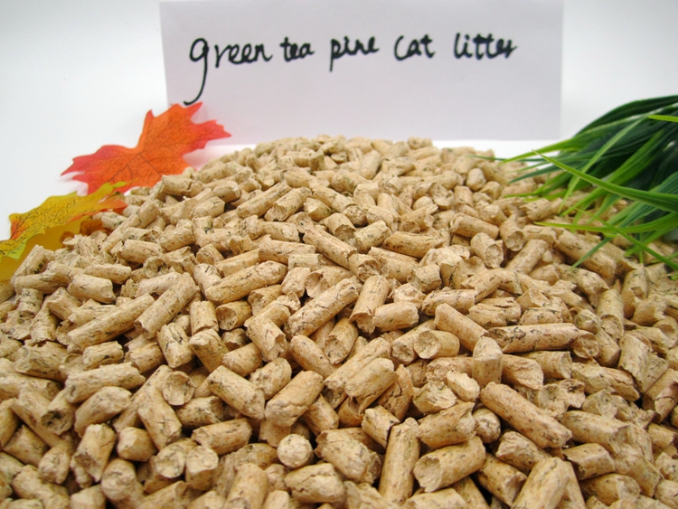 Green tea fragrance natural pine cat litter